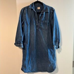 Gap denim shirt dress